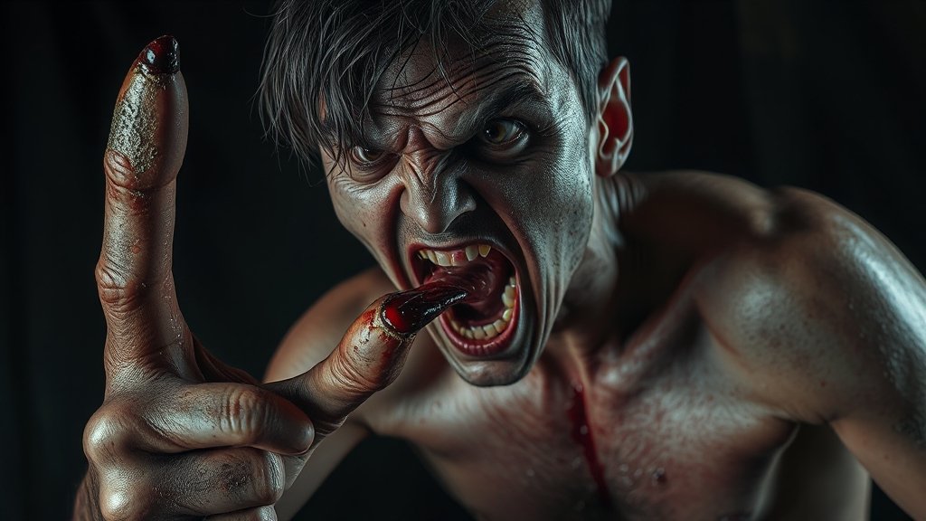 파상풍 진행 단계별 증상 변화 (realistic 스타일)