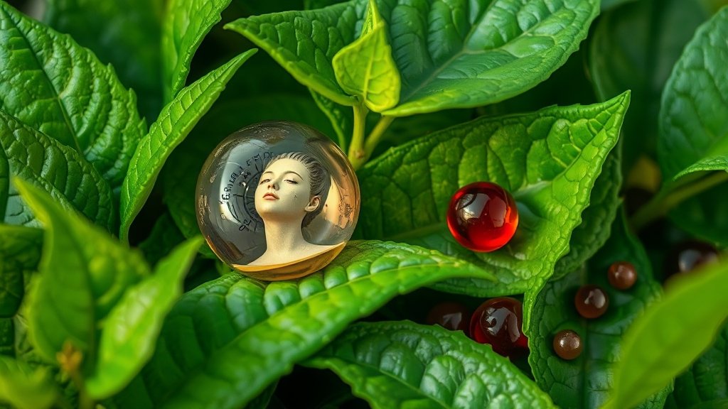 녹차 섭취 시 주의해야 할 사람과 상황 (realistic 스타일)