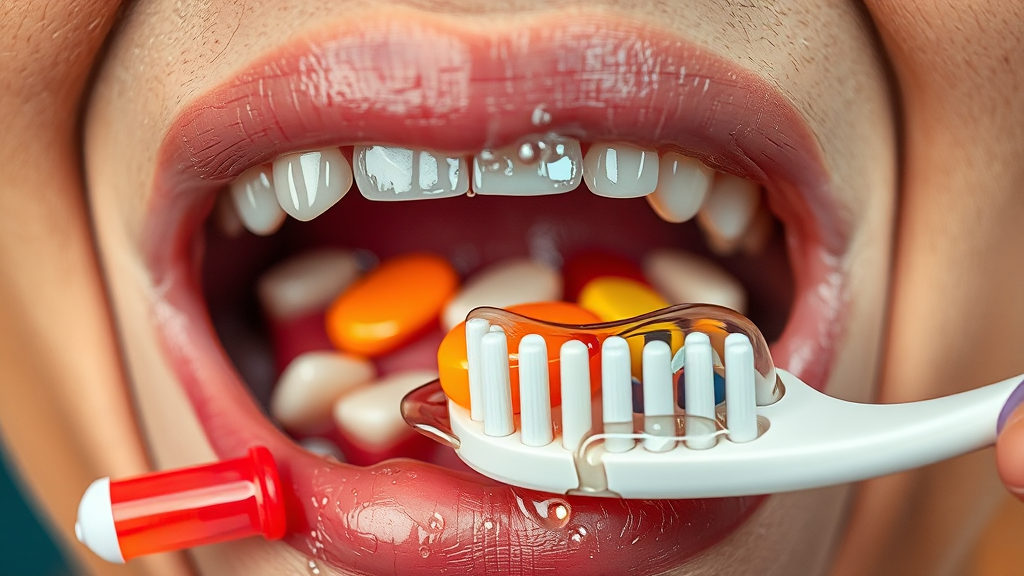 구내염, 생활 습관으로 예방하고 관리해요! (realistic 스타일)