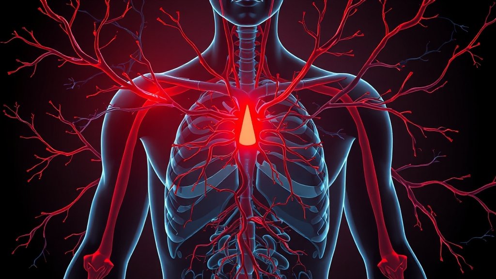 당뇨 합병증과 갑상선 질환 위험성 (illustration 스타일)