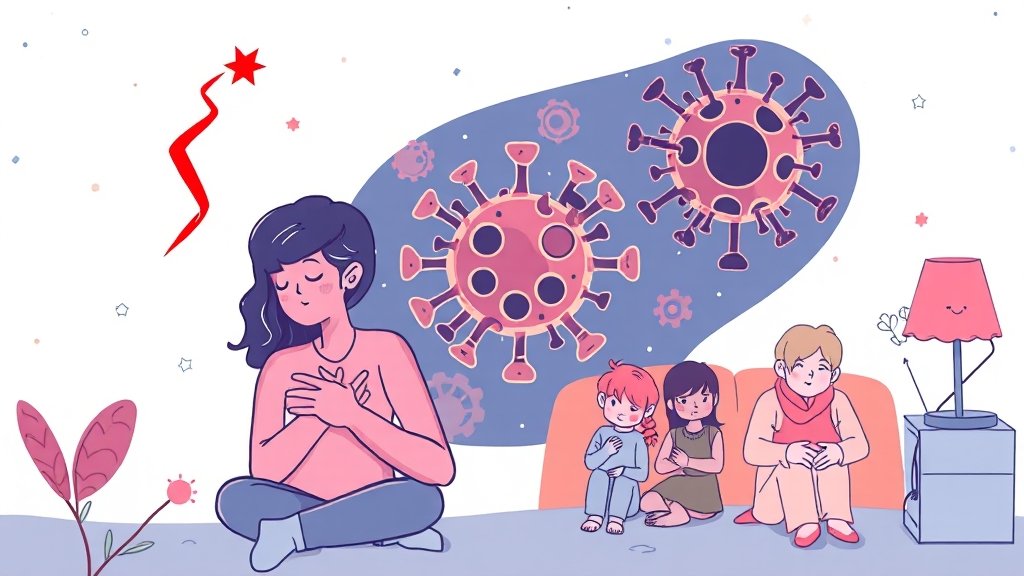 A형 독감 vs 감기: 주요 차이점 비교 (illustration 스타일)