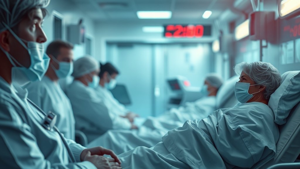 병원 방문 시점: 언제 가야 할까요? (realistic 스타일)