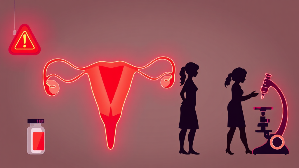 폐경 후 난소암, 왜 위험할까? (cartoon 스타일)