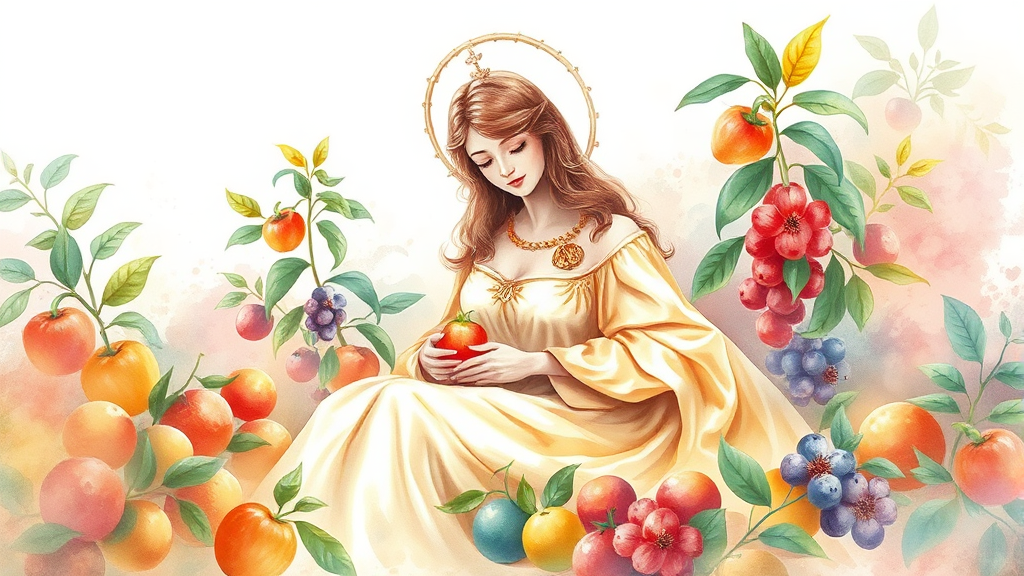 난소암 예방, 생활 속 관리법! (watercolor 스타일)