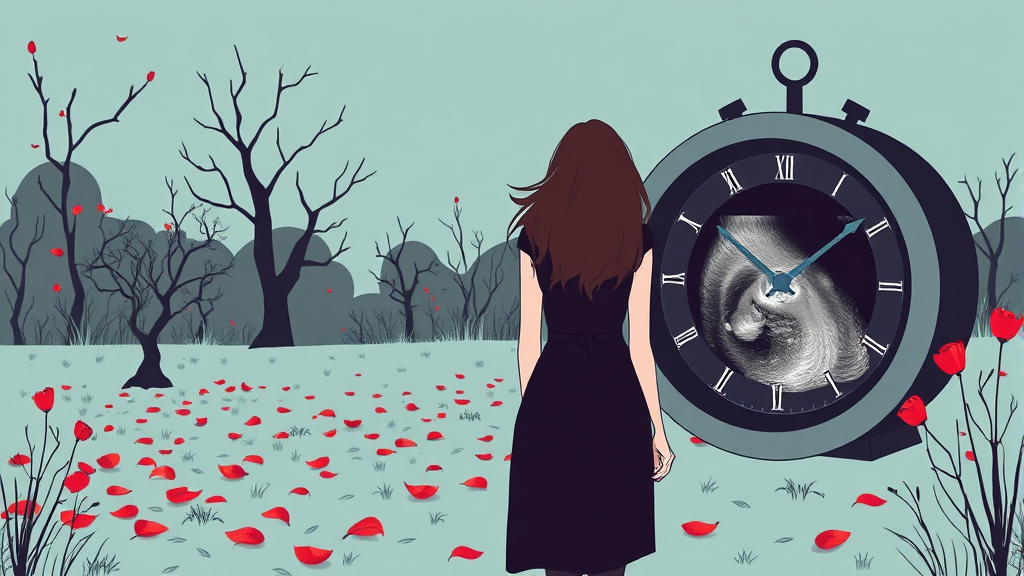 폐경 후 출혈, 괜찮을까? (illustration 스타일)