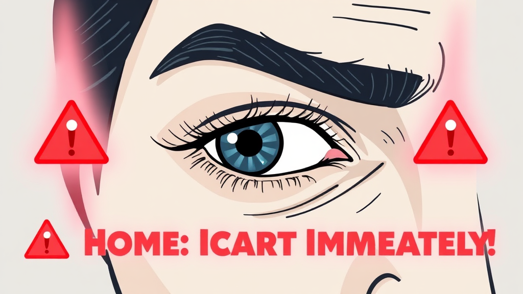 단순 피로? 뇌졸중 신호? (illustration 스타일)