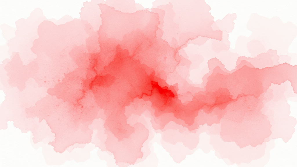 뇌졸중 초기 증상: 눈 떨림 외 (watercolor 스타일)