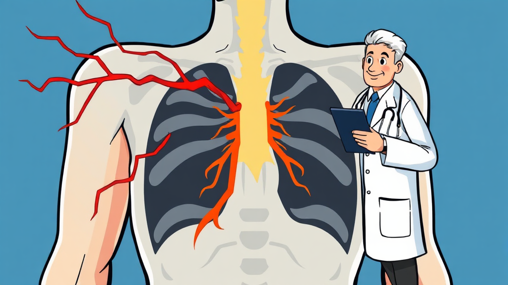 늑간신경통 진단 방법 (cartoon 스타일)