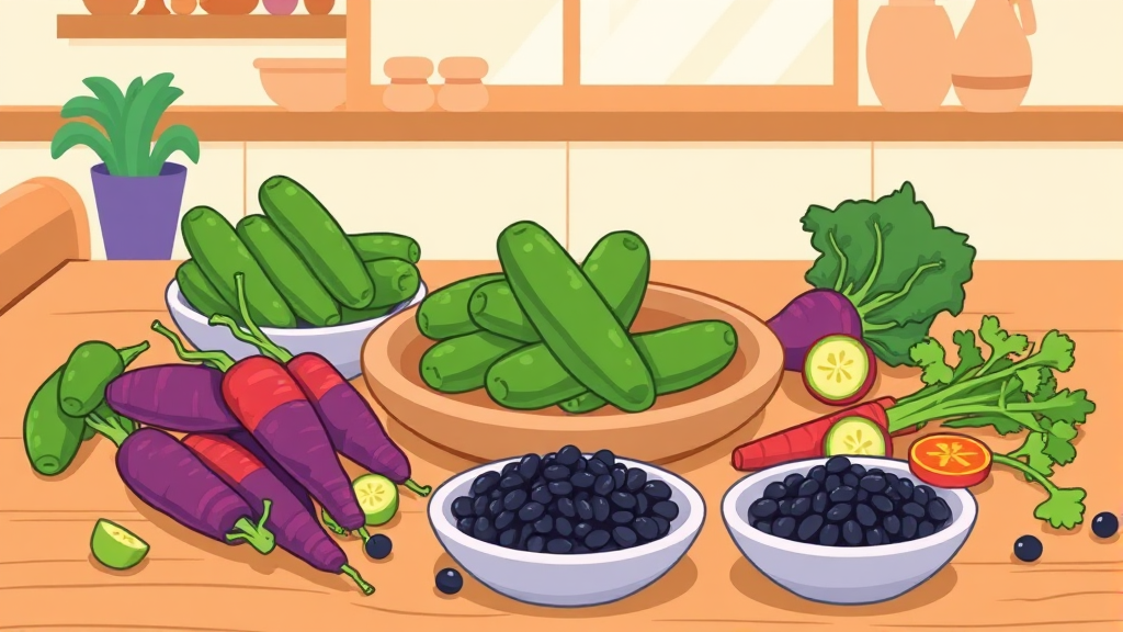 신장에 좋은 음식 vs 피해야 할 음식 (cartoon 스타일)