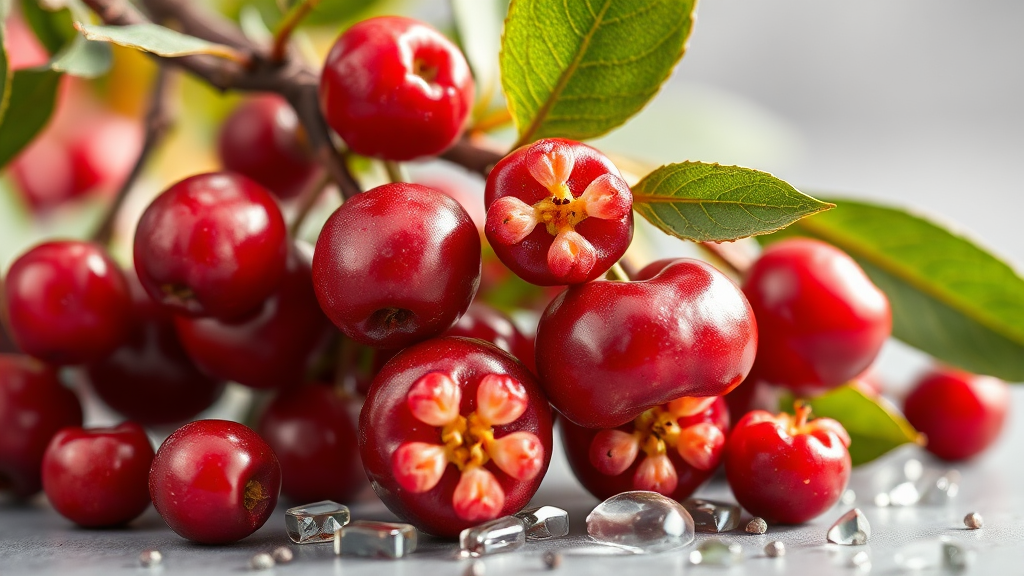 보리수 섭취 시 주의사항 및 활용법 (realistic 스타일)