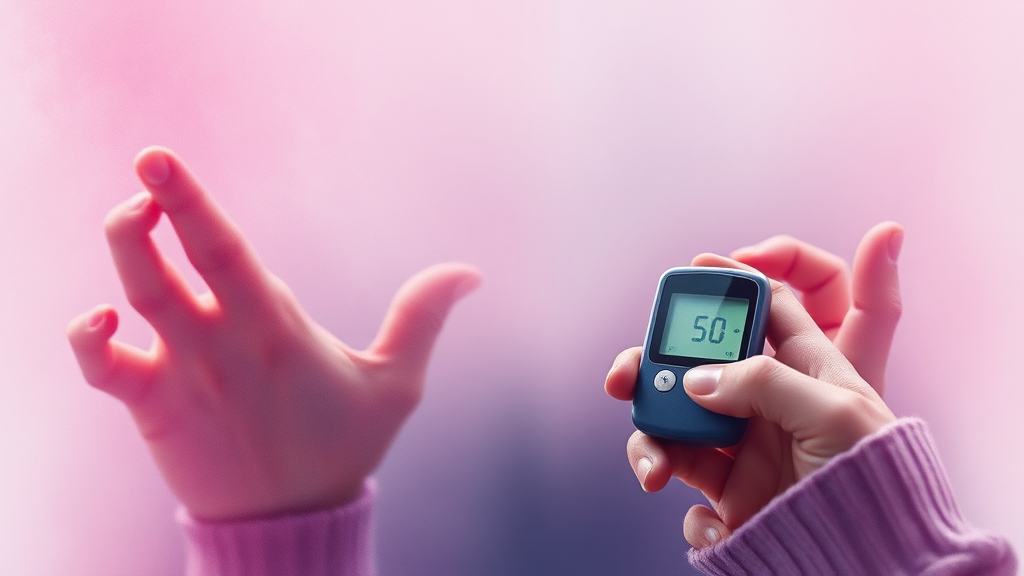 초기 증상 & 자가 진단 (watercolor 스타일)