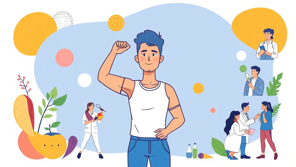 생활 속 관리 노하우 (illustration 스타일)