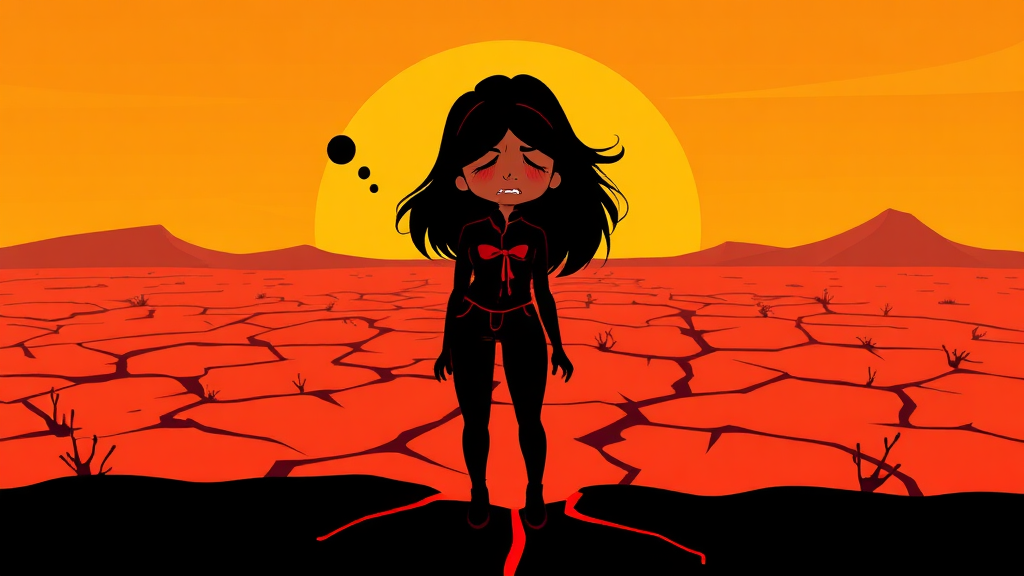 위축성 질염이란? (cartoon 스타일)