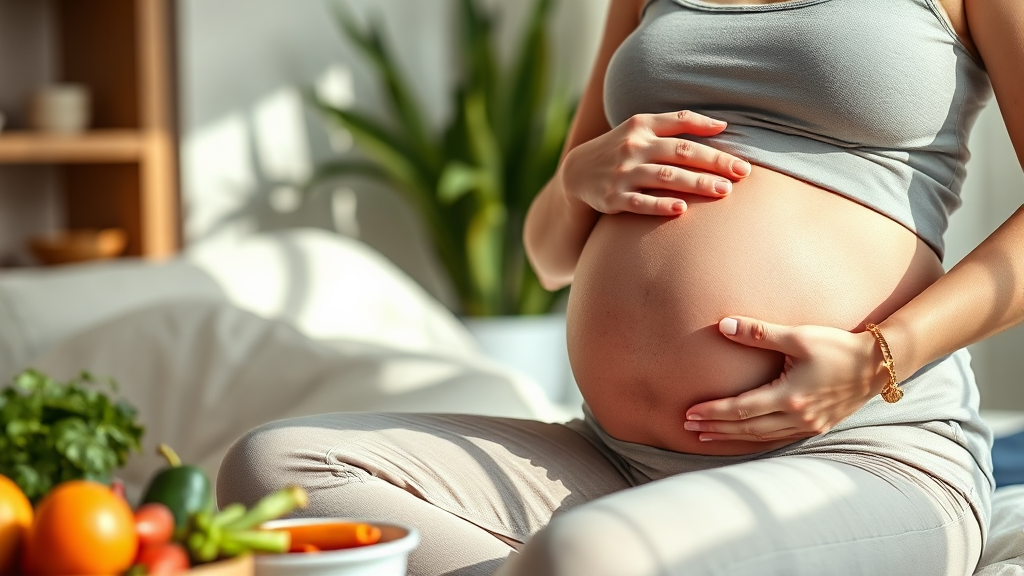 임신 중 콜레스테롤 관리, 약 말고 다른 방법은? (realistic 스타일)