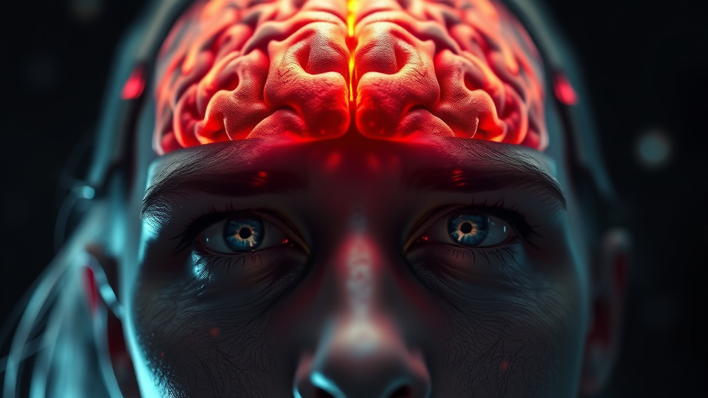 뇌종양, 시각 변화 및 기타 증상 (realistic 스타일)