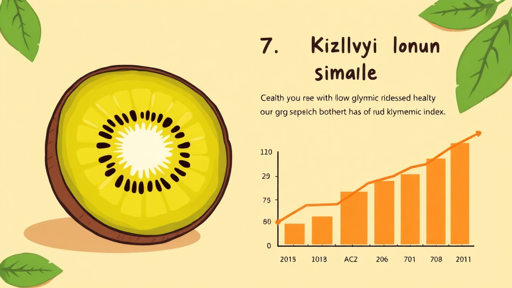 키위, 혈당 지수는? (cartoon 스타일)