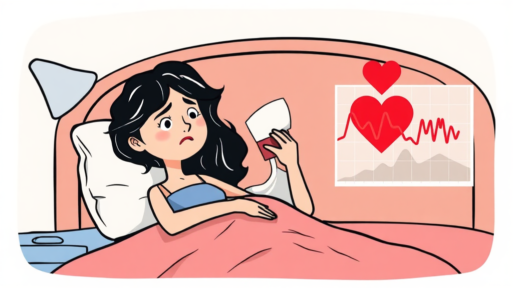 체위성 심계항진이란? (cartoon 스타일)