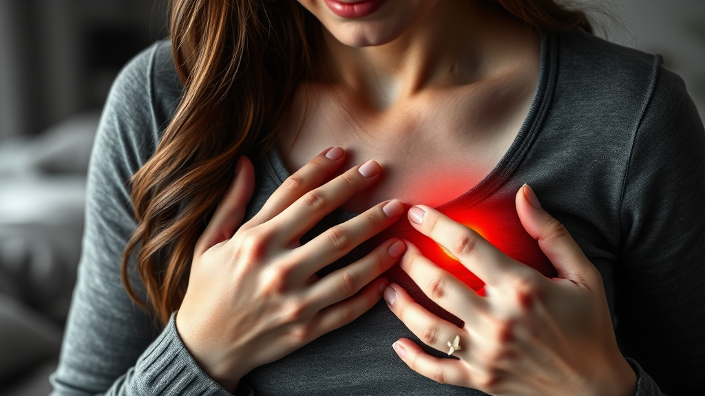 흉통 원인, 무엇이 있을까? (realistic 스타일)