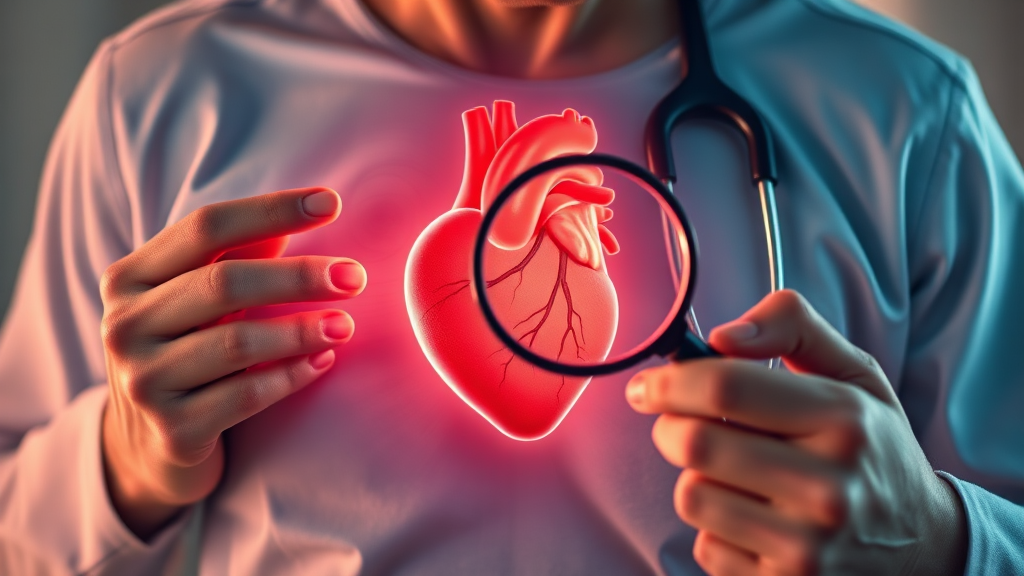 비심인성 흉통, 어떻게 진단할까? (realistic 스타일)