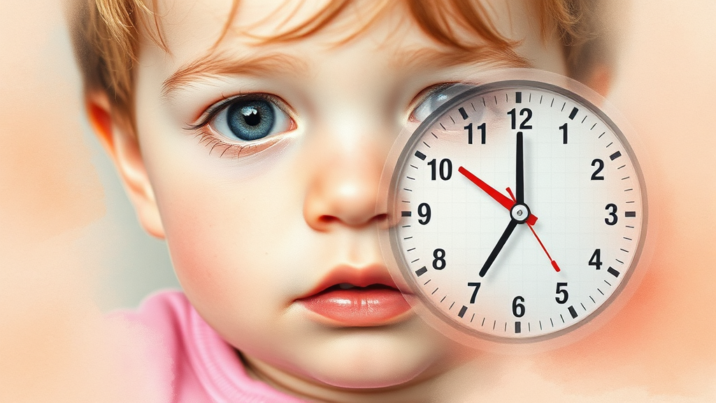 해열제 교차 복용법 (watercolor 스타일)