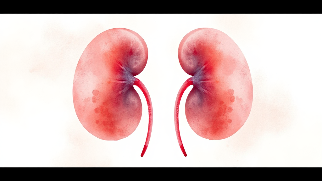 고칼슘혈증 치료 방법 (watercolor 스타일)