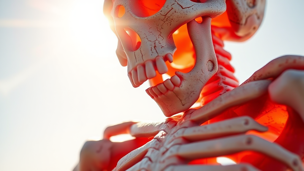 고칼슘혈증과 비타민D 관계 (realistic 스타일)