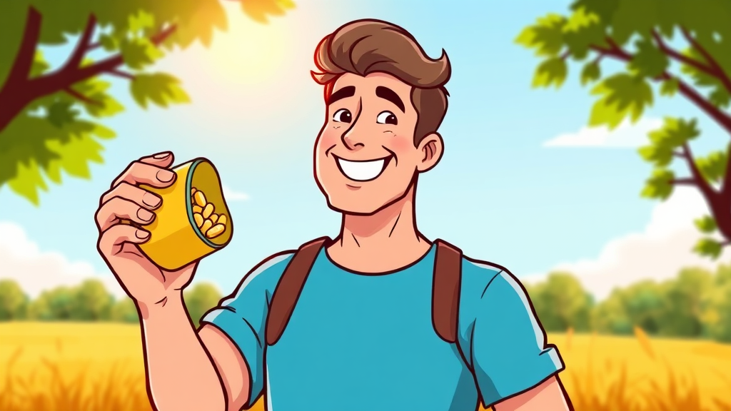 호로파 캡슐, 섭취 방법은? (cartoon 스타일)