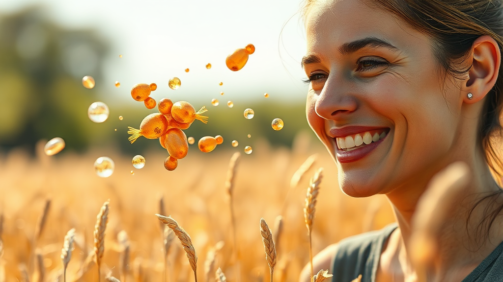 소화불량, 카무트 효소 효과 있나? (realistic 스타일)