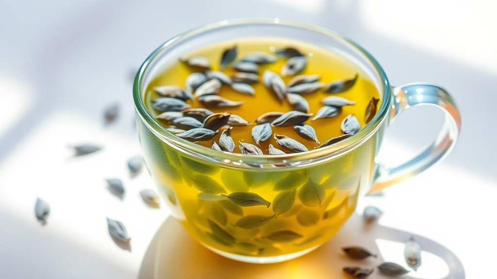 마테차 vs 다른 차 (watercolor 스타일)