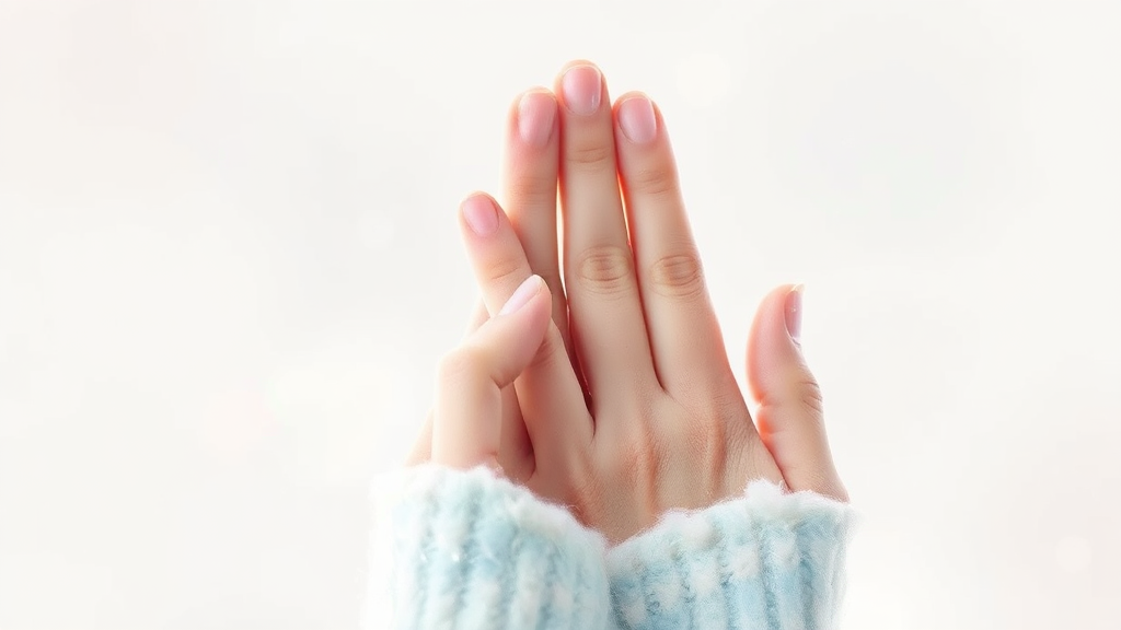 레이노 증후군 종류: 원발성 vs 속발성 (watercolor 스타일)