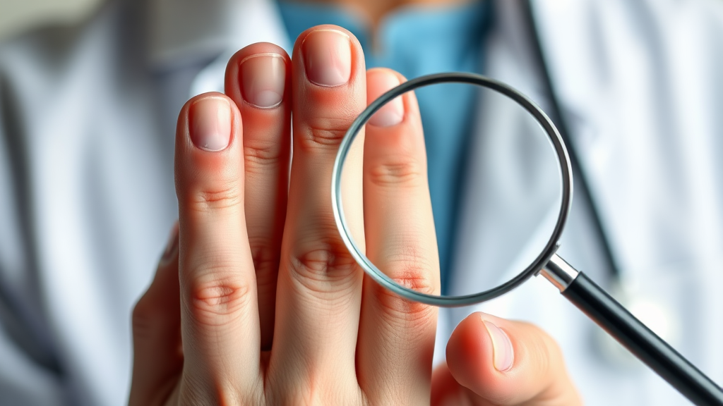 레이노 증후군 진단: 어떻게 확인? (realistic 스타일)