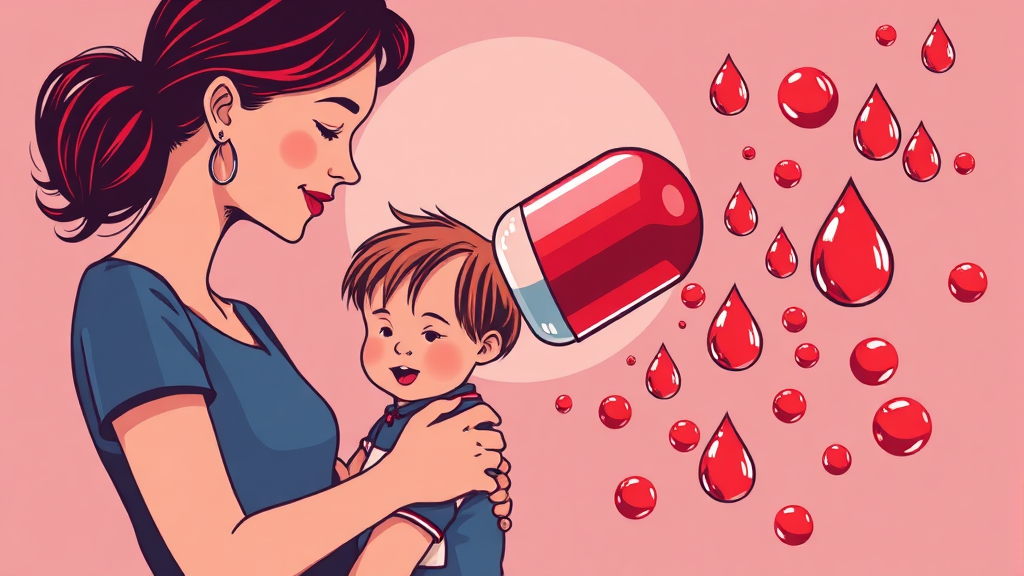 락티브 철분, 무엇일까요? (illustration 스타일)