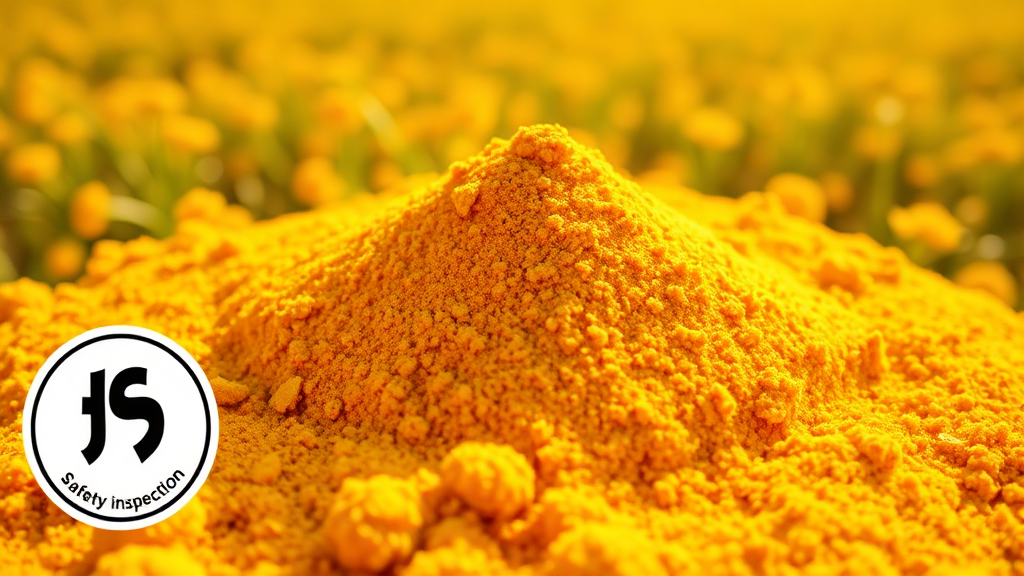 강황 제품 선택 요령 (realistic 스타일)