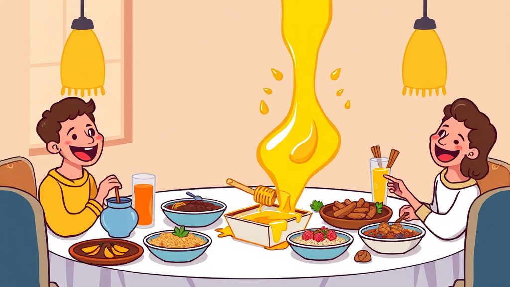 기버터 활용법: 요리 & 식단 레시피 (cartoon 스타일)