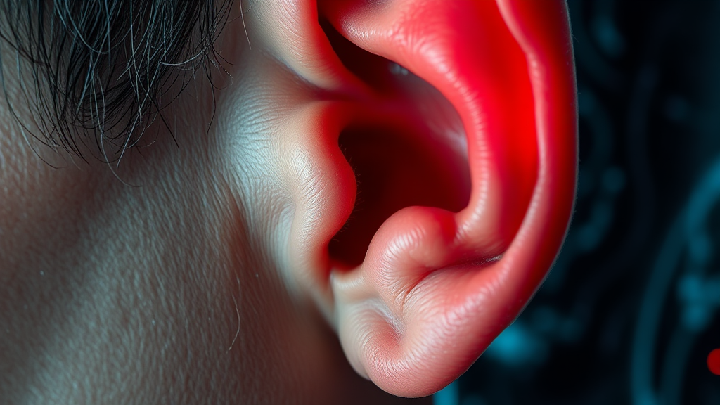 귓볼 주름과 치매 연관성 (realistic 스타일)