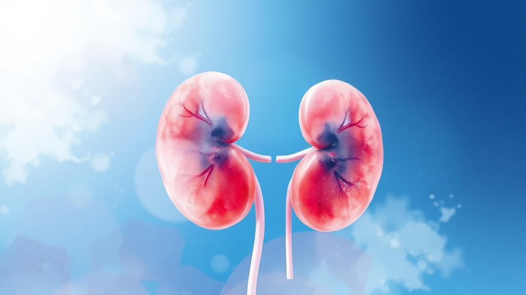 크레아티닌 수치 관리 방법 (watercolor 스타일)