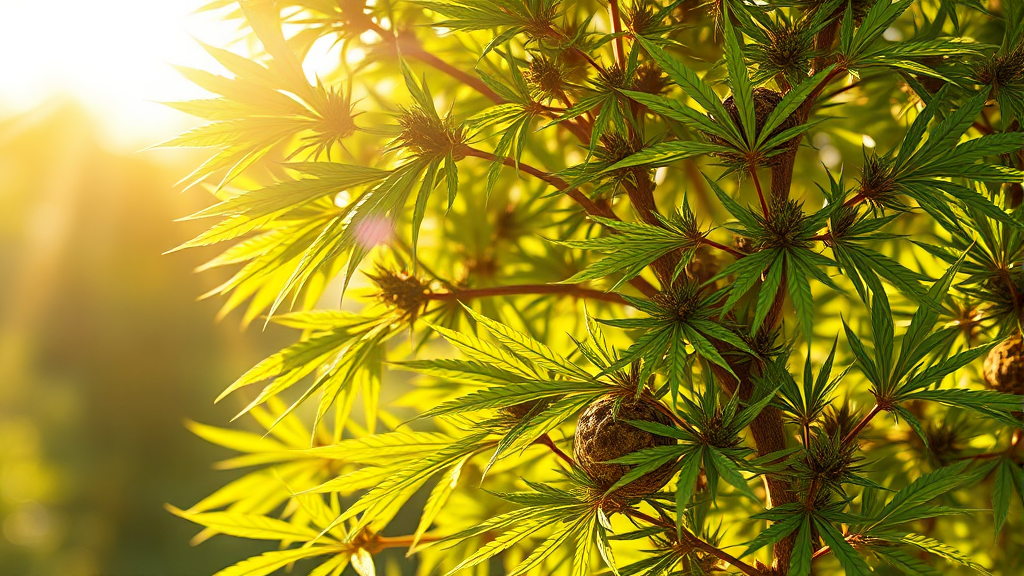 대마종자유 주요 효능 (realistic 스타일)