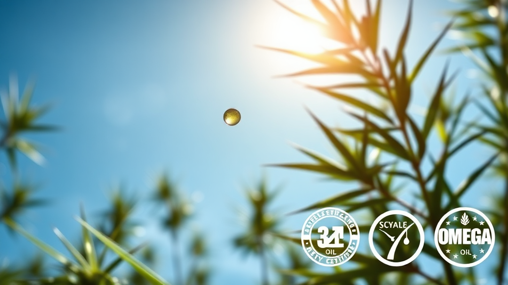 대마종자유 선택 시 고려사항 (realistic 스타일)