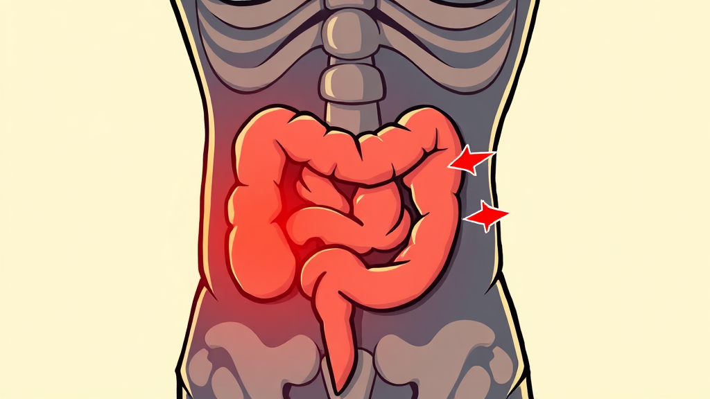 맹장염 통증, 어떻게 다를까요? (cartoon 스타일)