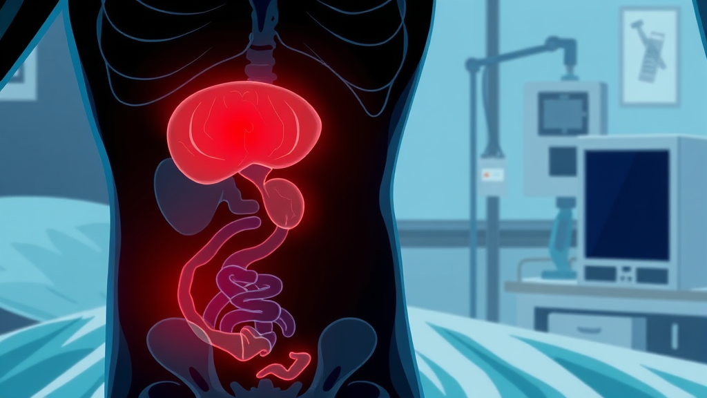 맹장염, 어떻게 진단할까요? (illustration 스타일)