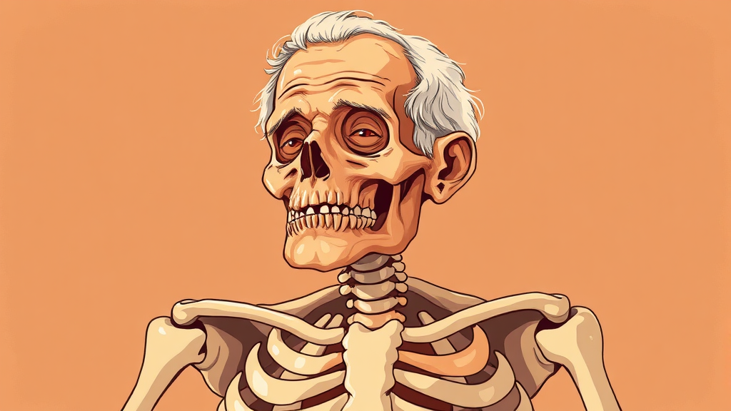 골다공증 주사, 왜 필요할까? (illustration 스타일)