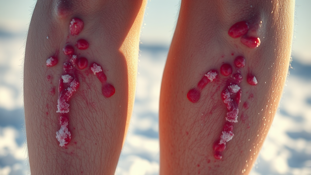 한랭 두드러기란? (realistic 스타일)