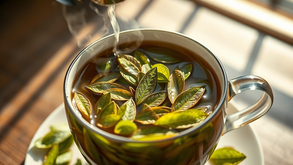 삼백초 추출물 복용법 및 활용법 (realistic 스타일)