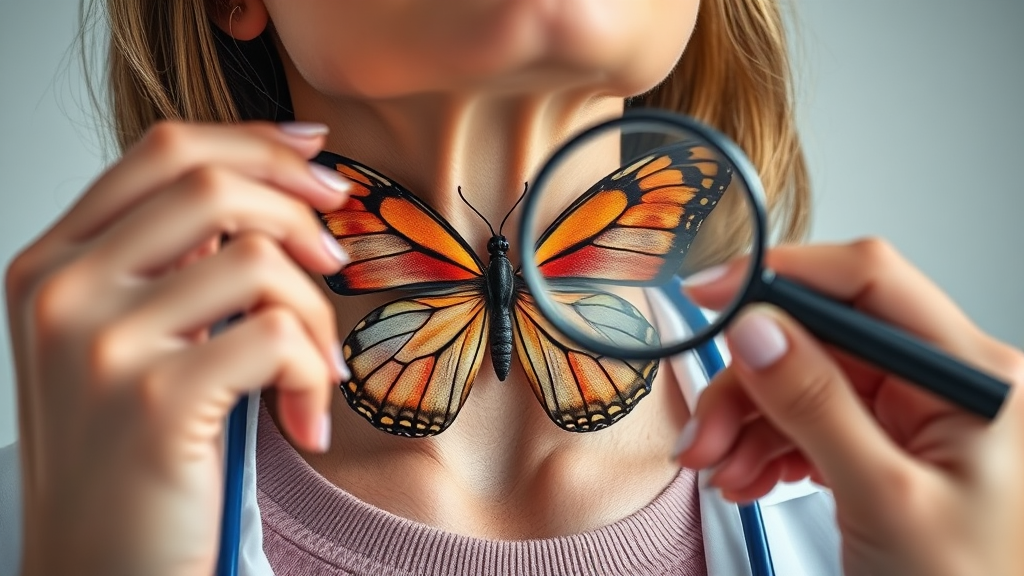 갑상선 결절이란? (realistic 스타일)