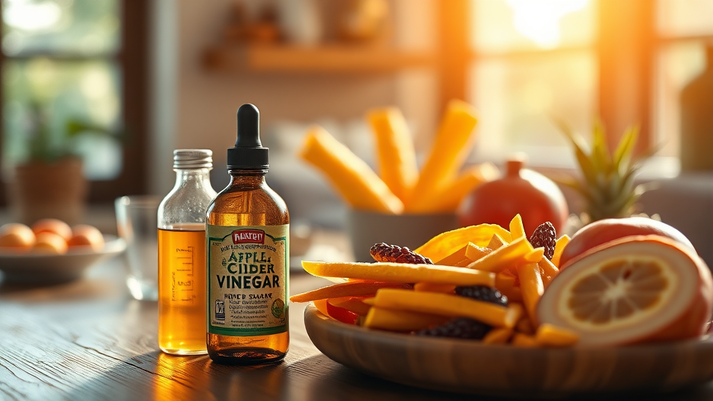 애사비의 혈당 관리 효과 (realistic 스타일)