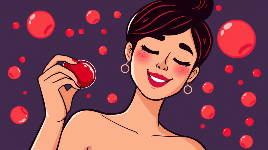 꼬막 효능 1: 혈액 건강 UP! (cartoon 스타일)