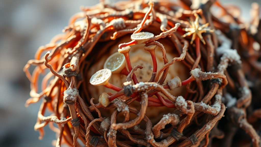 꼬막 효능 3: 면역력 강화! (realistic 스타일)