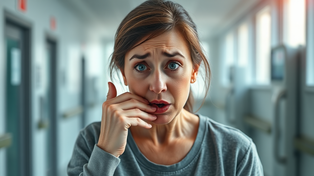 요실금 진단 방법 알아보기 (realistic 스타일)